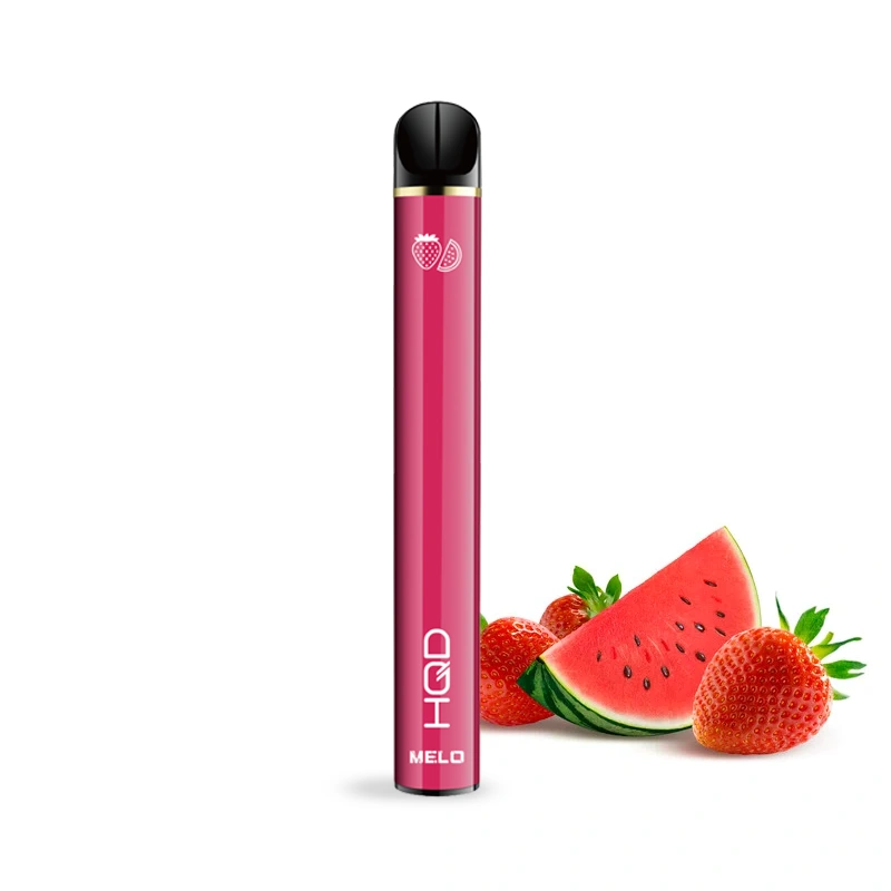Ηλεκτρονικό τσιγάρο μιας χρήσης HQD Melo Red Star Lush Strawberry-Watermelon με γεύση Φράουλα - Καρπούζι.