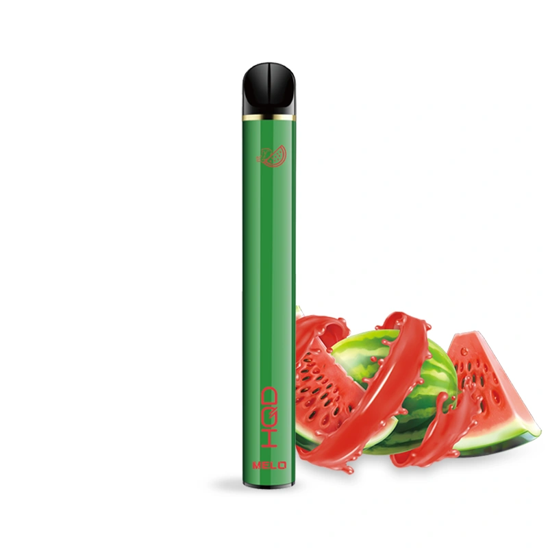 Ηλεκτρονικό τσιγάρο μιας χρήσης HQD Melo Florida Watermelon με γεύση καρπούζι.