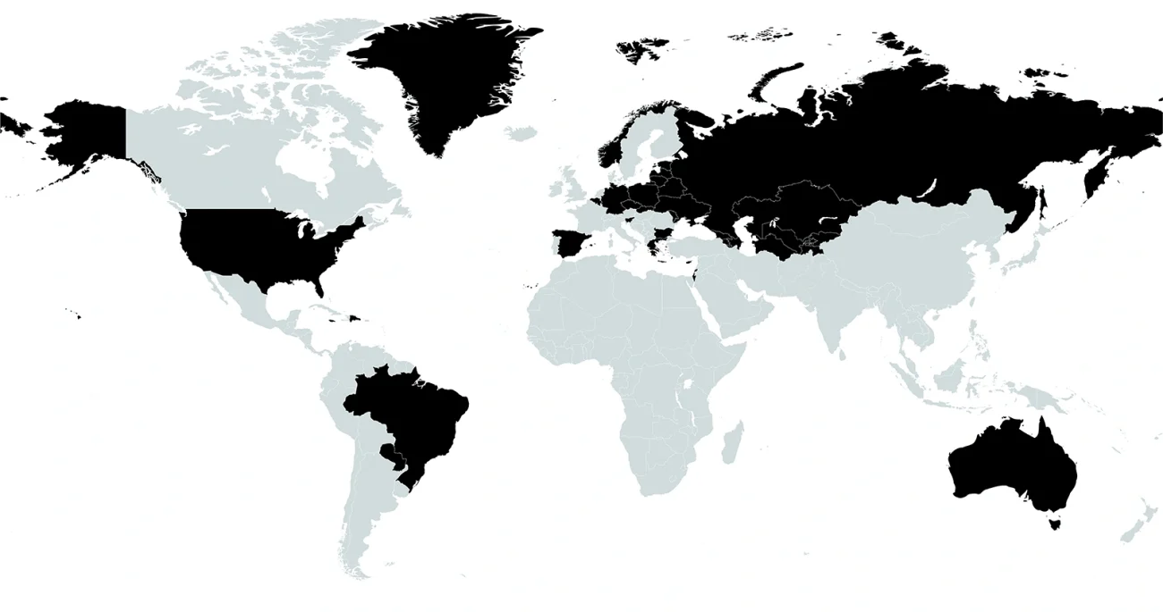 World HQD Map