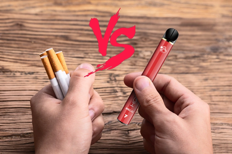 Τσιγάρα vs Ηλεκτρονικά Τσιγάρα Μιας Χρήσης. Disposable vs cigarettes