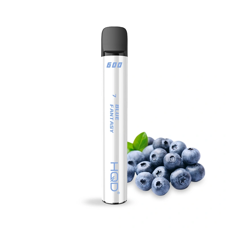 Ηλεκτρονικό τσιγάρο μιας χρήσης HQD SKU600 Bule Fantacy Blueberry με γεύση Μύρτιλο.